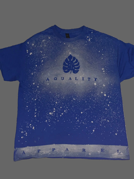 BLUE - A. Quality Apparel T-Shirt (%100 Cotton) X-LARGE/Large (HANDMADE)