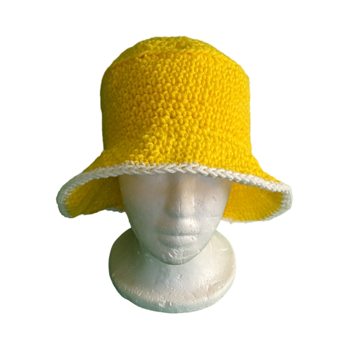 Lemon Crochet ~w~ White Trim Bucket Hat - Male/Female