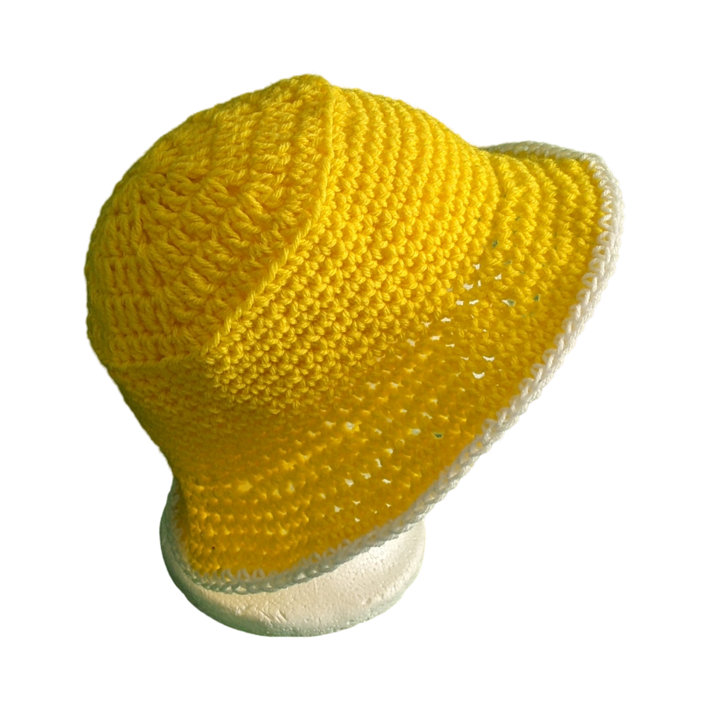 Lemon Crochet ~w~ White Trim Bucket Hat - Male/Female