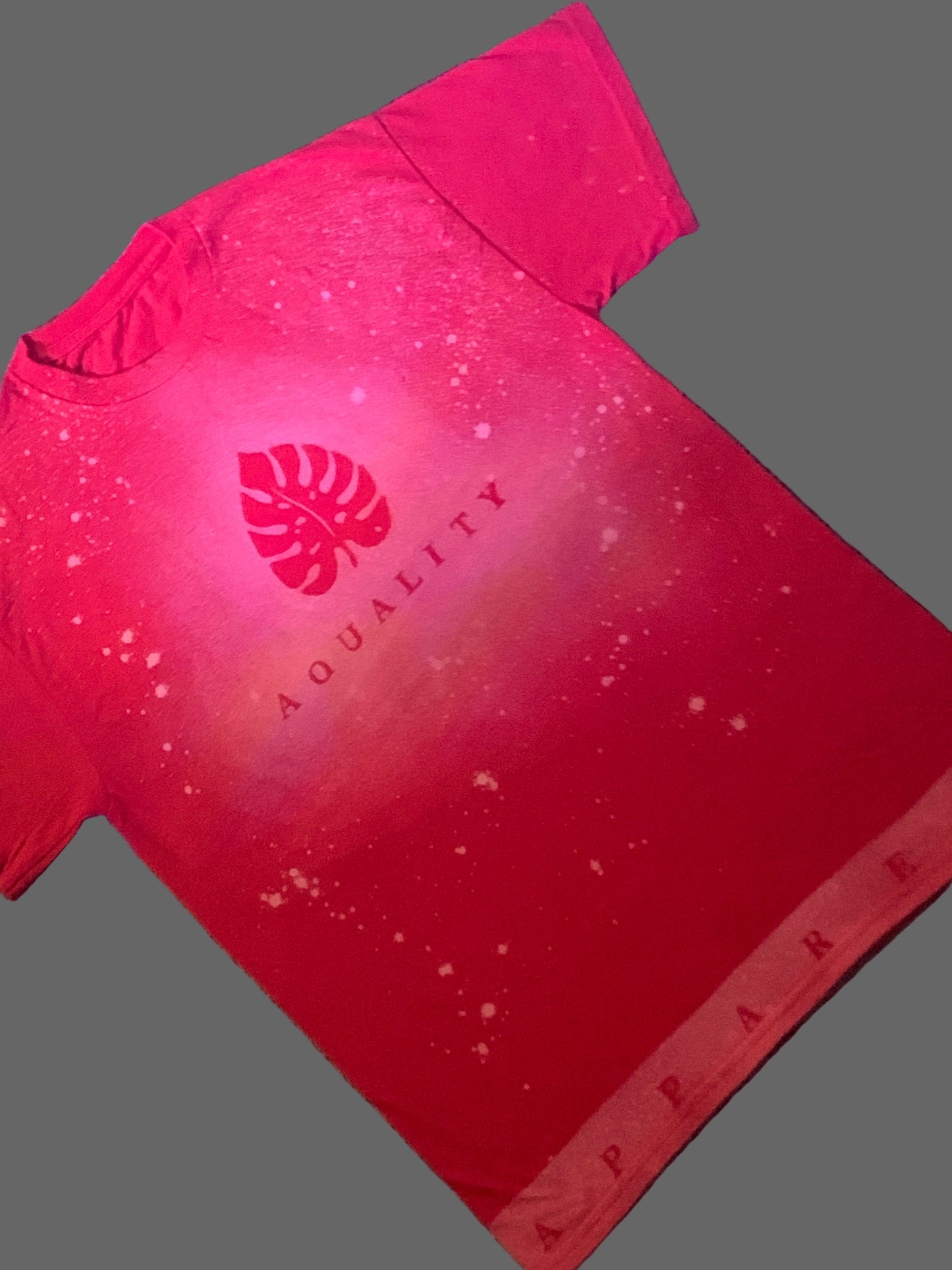 Red A.quality Apparel T-Shirt 100% Cotton / Medium-Large (Adult/Teen)