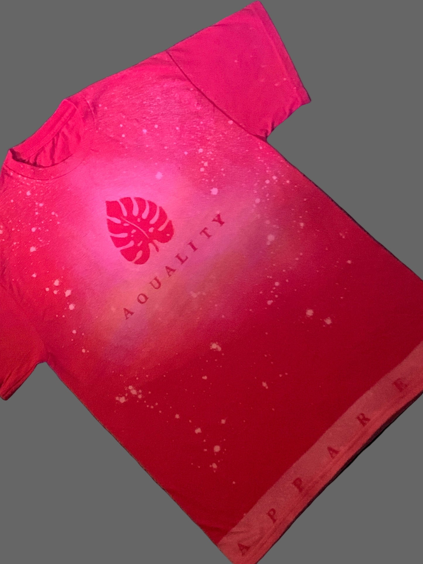 Red A.quality Apparel T-Shirt 100% Cotton / Medium-Large (Adult/Teen)