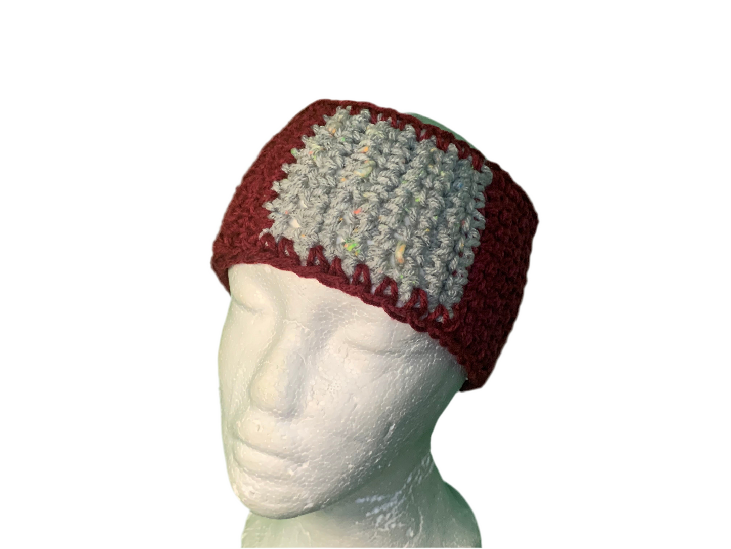 Mulberry & Grey Soft Acrylic Headband