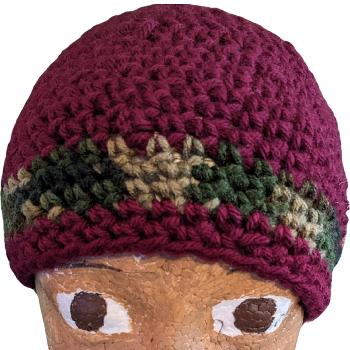 "PRE-ORDER" Mulberry & Camo Beanie