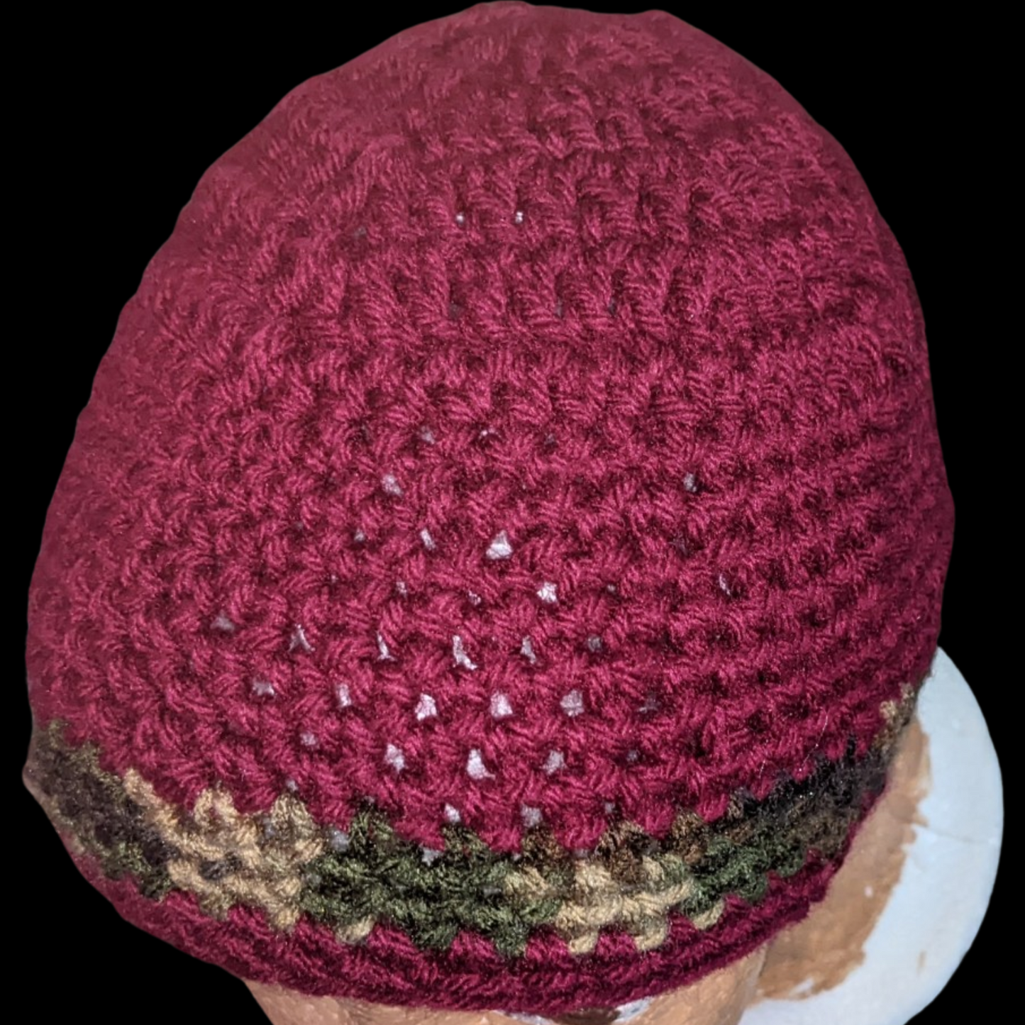 "PRE-ORDER" Mulberry & Camo Beanie